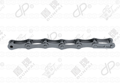 Double pitch transmission chains